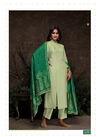Light Green Jansi Aaria Silk Festive Wear Readymade Salwar Kameez J-13